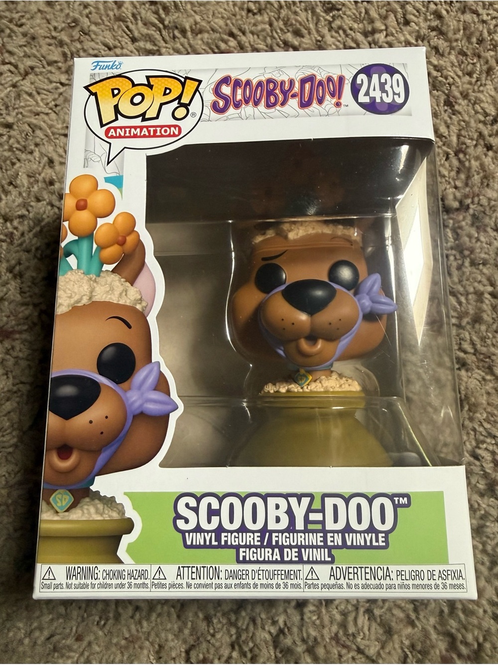 Funko Scooby-Doo Vinyl Figure Brown with Purple Accents